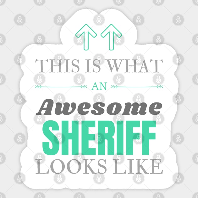 Sheriff Sticker by Mdath